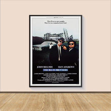 The Blues Brothers Movie Poster, 1980s Canvas Wall Art 1556350026
