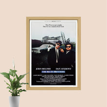 The Blues Brothers Movie Poster, 1980s Canvas Wall Art 1556350026