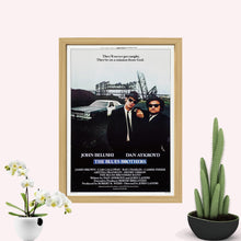 The Blues Brothers Movie Poster, 1980s Canvas Wall Art 1556350026