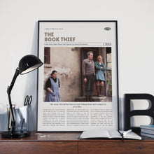 The Book Thief, Brian Percival, Retro Movie Poster, Custom Movie Poster Print 4421169976