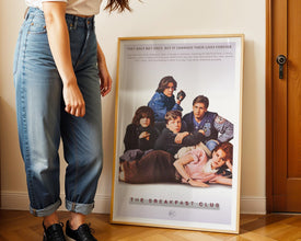 The Breakfast Club 1980s Movie Poster (Digital Download) Printable + A NO TEXT version 1144297406