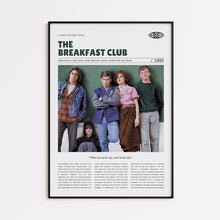 The Breakfast Club, John Hughes, Retro Movie Poster, Custom Movie Poster 4421167321