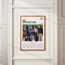 The Breakfast Club, John Hughes, Retro Movie Poster, Custom Movie Poster 4421167321
