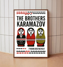 The Brothers Karamazov, Book Cover, Fyodor Dostoevsky, Poster, Print, Russian Literature, Home Decor