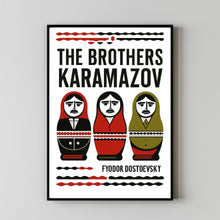 The Brothers Karamazov, Book Cover, Fyodor Dostoevsky, Poster, Print, Russian Literature, Home Decor