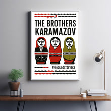 The Brothers Karamazov, Book Cover, Fyodor Dostoevsky, Poster, Print, Russian Literature, Home Decor