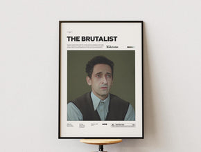 The Brutalist Film Poster, Alternative Movie Poster Print, Brady Corbet Film Print, Oscar Winner Adrien Brody Poster, Cinematic Room Decor 1869615072