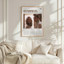The Conjuring The Devil Made Me Do It, Michael Chaves, Retro Movie Poster, Custom Movie Poster Print 4421172766