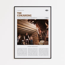 The Conjuring, James Wan, Retro Movie Poster, Custom Movie Poster Print 4421171909