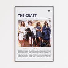 The Craft, Andrew Fleming, Retro Movie Poster, Custom Movie Poster Print 4421173404