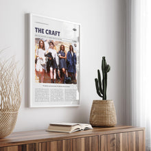 The Craft, Andrew Fleming, Retro Movie Poster, Custom Movie Poster Print 4421173404