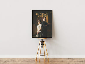 The Da Vinci Code Poster, Retro Movie, Vintage Art Print, Dan Brown, Tom Hanks 1878349654