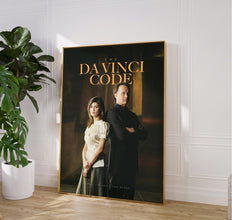 The Da Vinci Code Poster, Retro Movie, Vintage Art Print, Dan Brown, Tom Hanks 1878349654