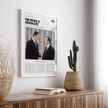 The Devil's Advocate, Taylor Hackford, Retro Movie Poster, Custom Movie Poster 4421171895