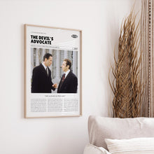The Devil's Advocate, Taylor Hackford, Retro Movie Poster, Custom Movie Poster 4421171895