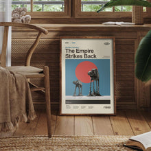 The Empire Strikes Back Poster, Mid Century Star Wars Poster, Retro Movie Print, Modern Vintage Movie Posters 1799108655