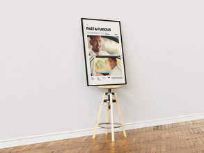 The Fast and The Furious Poster, Paul Walker and Vin Diesel Iconic Scene Poster Print, Fast and Furious Print, Racing Movie Wall Decor 1883843114