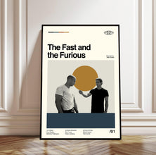 The Fast and the Furious Movie Poster - Minimalist Art Print 4372851233