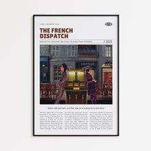 The French Dispatch, Wes Anderson, Retro Movie Poster, Custom Movie Poster Print 4421168546