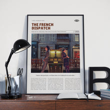 The French Dispatch, Wes Anderson, Retro Movie Poster, Custom Movie Poster Print 4421168546