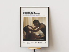 The Girl with the Dragon Tattoo Poster, Daniel Craig Poster, Rooney Mara Poster, David Fincher Film Print, Movie Wall Decor Idea 4355288688