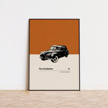 The Godfather Inspire Poster  Car in Movie Poster  Mid Century Modern Poster  Minimalist Poster  Retro Art Print  Classic Movie 1579097816