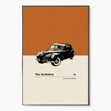 The Godfather Inspire Poster  Car in Movie Poster  Mid Century Modern Poster  Minimalist Poster  Retro Art Print  Classic Movie 1579097816