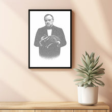 The Godfather  Poster Art Print Movie Posters Gift for Movie lovers