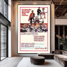 The Good the Bad and the Ugly Classic Movie Poster  Canvas Wall Art  Retro Film Print  Unframed Wall Decor  Unique Gift Idea 4378548098