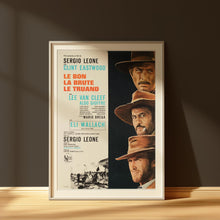 The Good the Bad and the Ugly Movie Poster French The Good the Bad and the Ugly Poster Spaghetti Western Poster Vintage Western Poster 1812897480