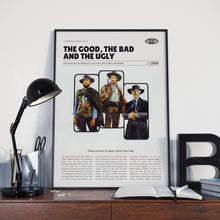 The Good, the Bad and the Ugly, Sergio Leone, Retro Movie Poster, Custom Movie Poster 4421172756