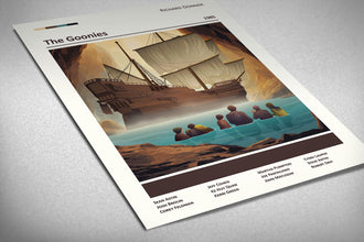 The Goonies Movie Poster, 80s Classic Art, Pirate Ship Poster, Steven Spielberg, Hey you Guys, Alternative Movie poster, Movie Lover Gift 1791570843