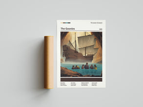 The Goonies Movie Poster, 80s Classic Art, Pirate Ship Poster, Steven Spielberg, Hey you Guys, Alternative Movie poster, Movie Lover Gift 1791570843