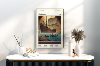 The Goonies Movie Poster, 80s Classic Art, Pirate Ship Poster, Steven Spielberg, Hey you Guys, Alternative Movie poster, Movie Lover Gift 1791570843
