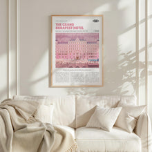 The Grand Budapest Hotel, Wes Anderson, Retro Movie Poster, Custom Movie Poster 4421166403