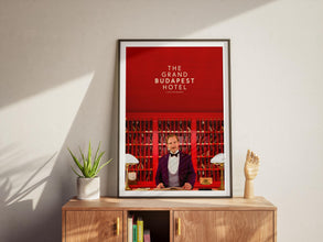 The Grand Pudapest Hotel Poster, Minimalist Art, Gift for Movie Lovers, Gift Idea, Printable Art, Wes Anderson, Gift for Him, Gift for Her 1873677744
