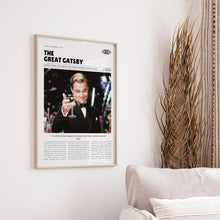 The Great Gatsby, Baz Luhrmann, Retro Movie Poster, Custom Movie Poster 4421171289