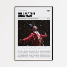 The Greatest Showman, Michael Gracey, Retro Movie Poster, Custom Movie Poster Print 4421170759