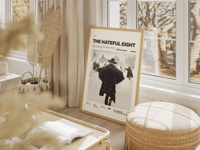 The Hateful Eight Poster, Quentin Tarantino Film Poster, Samuel L. Jackson and Kurt Russell are in The Hateful Eight Print, Movie Wall Art 4308292472