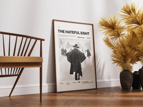 The Hateful Eight Poster, Quentin Tarantino Film Poster, Samuel L. Jackson and Kurt Russell are in The Hateful Eight Print, Movie Wall Art 4308292472
