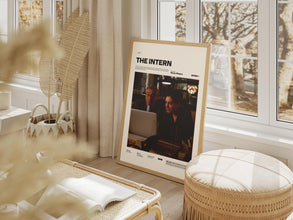 The Intern Poster, Robert De Niro and Anne Hathaway Poster, Nancy Meyers Film The Intern Print, Cinema Wall Decor, Cult Movie Wall Art 4309488802