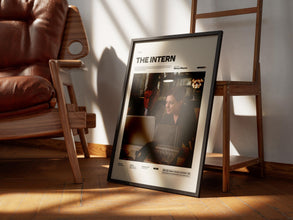 The Intern Poster, Robert De Niro and Anne Hathaway Poster, Nancy Meyers Film The Intern Print, Cinema Wall Decor, Cult Movie Wall Art 4309488802