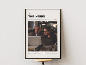 The Intern Poster, Robert De Niro and Anne Hathaway Poster, Nancy Meyers Film The Intern Print, Cinema Wall Decor, Cult Movie Wall Art 4309488802