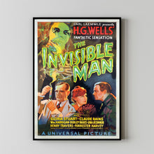 The Invisible Man 1933Poster Art Print Movie Posters Gift for Movie lovers 2