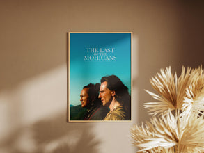 The Last of the Mohicans Poster, Retro Movie Poster, Vintage Poster, Gift for Him, Daniel DayLewis, Michael Mann, Gift for Her, Natty Bumppo 1892560201