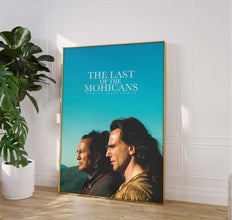 The Last of the Mohicans Poster, Retro Movie Poster, Vintage Poster, Gift for Him, Daniel DayLewis, Michael Mann, Gift for Her, Natty Bumppo 1892560201