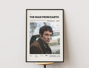 The Man from Earth Film Poster, Alternative Sci-Fi Movie Print, Thought-Provoking Film Art, Cult Classic Cinema Decor, Philosophical Drama 1867996328