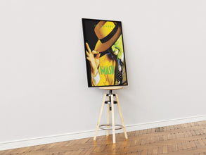 The Mask Poster, Retro Movie Poster, Vintage Poster, Jim Carrey, Cameron Diaz, Superhero Film, Gift for Her, Gift for Him, Wall Art, Gift 1877147500