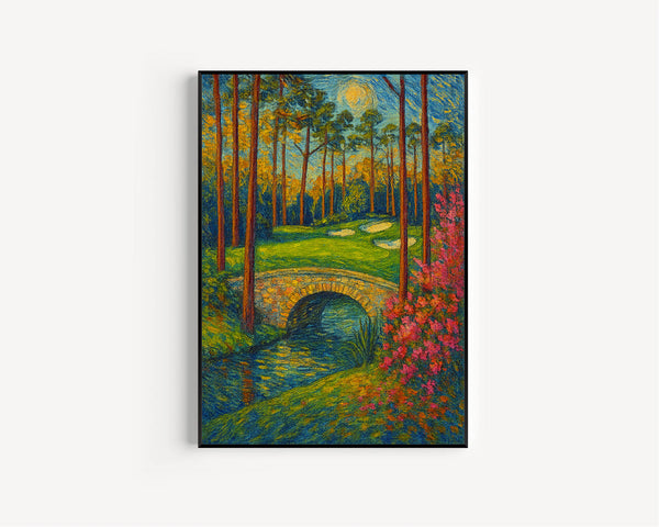 The Masters Augusta Print, Golf Tournament Poster, Augusta National Art, Golf Course Decor