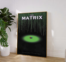 The Matrix Movie Poster, Minimalist Art, Gift for Movie Lovers, Printable Wall Art, Lana and Lilly Wachowski, Film Print, Gift for Her 1887029337